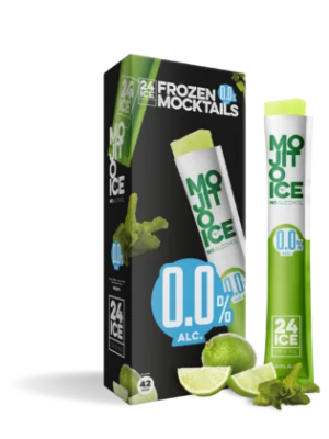 Pakki af óáfengum Mojito-ísnálum frá 24 ICE