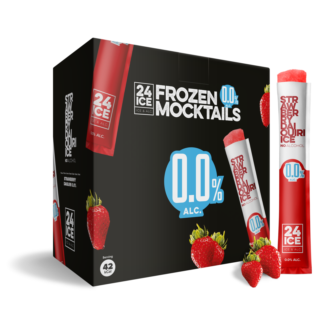 24ICE 0.0% Strawberry Daiquiri 50-pack - Image 2