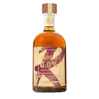 Flaska af REBELS 0.0% Sweet Amaretti