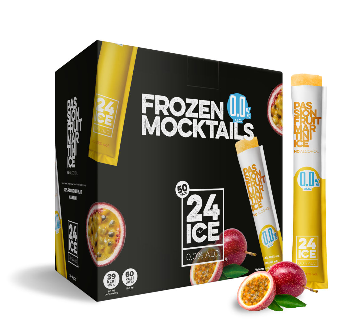 24ICE 0.0% Passion Fruit Martini 50-pack - Image 3