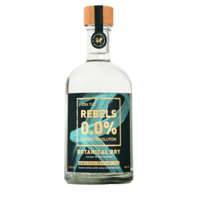 Flaska af REBELS 0.0% Botanical Dry